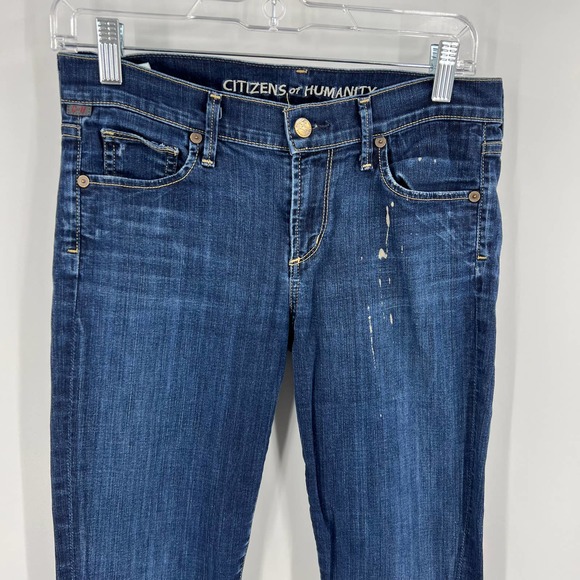 Citizens Of Humanity Straight Bootcut Jeans Medium Wash Women's 27 Waist - Picture 9 of 9